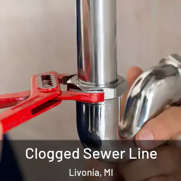  Clogged Sewer Line Livonia, MI