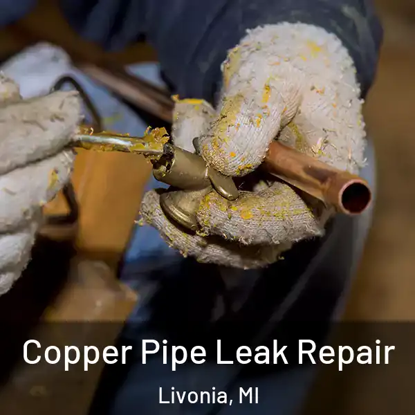  Copper Pipe Leak Repair Livonia, MI