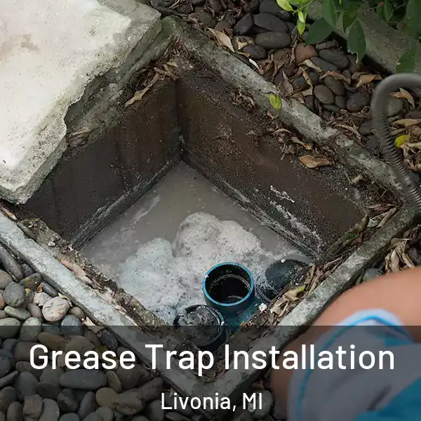  Grease Trap Installation Livonia, MI