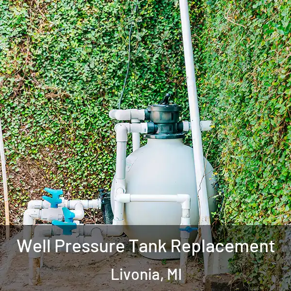  Well Pressure Tank Replacement Livonia, MI
